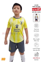 Quần áo bóng đá trẻ em Juventus 2024/25 (Thun mè Hàn Quốc)
