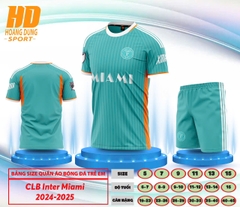 Quần áo bóng đá Trẻ Em Inter Miami 2024/25 (Thun mè Hàn Quốc)
