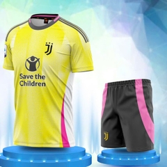 Quần áo bóng đá trẻ em Juventus 2024/25 (Thun mè Hàn Quốc)