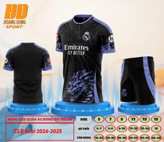 Quần áo bóng đá Trẻ Em Real Madrid 2024/25 (Thun mè Hàn Quốc)