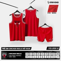 Quần áo bóng rổ trẻ em Strivend CHICAGO BULL SS25