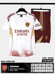 Quần áo bóng đá Arsenal 2025/26 [Strivend thun mè Poly]