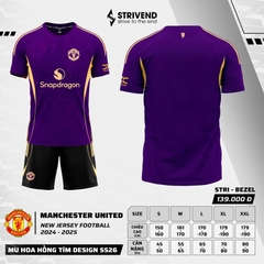 Quần áo bóng đá MU Manchester United 2025/26 [Strivend thun mè Poly]