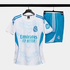 Quần áo bóng đá Real Madrid 2025/26 [Strivend thun mè Poly]