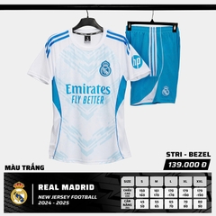 Quần áo bóng đá Real Madrid 2025/26 [Strivend thun mè Poly]