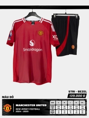 Áo đấu Manchester United MU 2024/25 [Strivend thun mè Poly]