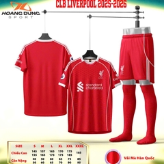 Áo Liverpool 2025/26 [HD Thun Mè Hàn Quốc]
