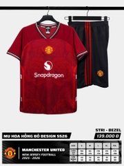 Quần áo bóng đá MU Manchester United 2025/26 [Strivend thun mè Poly]