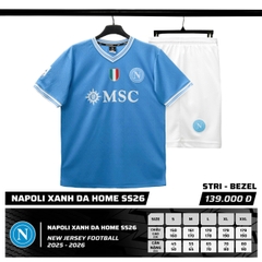 Quần Áo Bóng Đá Strivend Napoli SS26 [thun mè Poly]