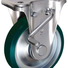 Bánh xe cố định, có phanh Ø150 (KBZ-150)