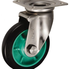 Bánh xe xoay Ø150, Inox (JA-150)