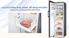 Tủ lạnh Samsung Inverter 323 lít RZ32T744535/SV