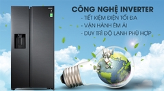 Tủ lạnh Samsung Inverter 635 lít RS64R5301B4/SV