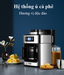 Máy pha cà phê nguyên chất tự động hai trong một ZZUOM BG315T