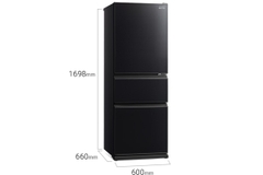 Tủ lạnh Mitsubishi Inverter 330 Lít MR-CGX41EN-GBK-V - Brown