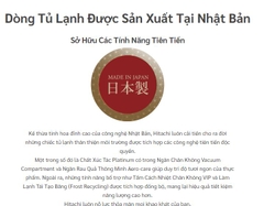 Tủ lạnh Hitachi Inverter 617 lít R-HW620RV X