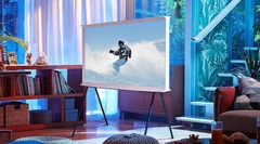 Smart Tivi Kiểu Chữ Có Chân The Serif QLED Samsung 4K 55 inch QA55LS01T