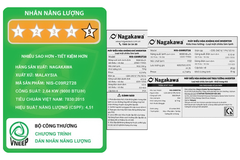 Máy lạnh Nagakawa Inverter 1 HP NIS-C09R2T28