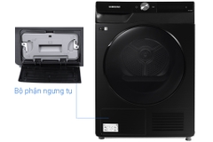 Máy sấy bơm nhiệt Samsung 9 Kg DV90T7240BB/SV