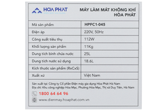 Quạt điều hoà Hòa Phát HPCF1-045