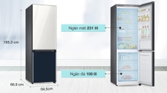 Tủ lạnh Samsung Inverter 339 lít RB33T307029/SV
