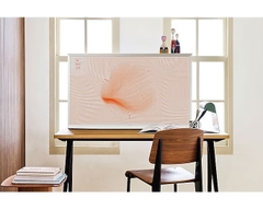 Smart Tivi Kiểu Chữ I Có Chân The Serif QLED Samsung 4K 55 inch QA55LS01BA