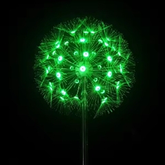 Trụ Cột Đèn Inox Cao 6M Sử dụng Treo Bông Hoa Bồ Công Anh Dandelion Ngoài Trời