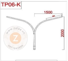 Cần đèn cao áp, đèn đường theo thiết kế ZALAA