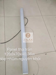 Đèn Panel thả trần khung nhôm 70x1200x40 36W ZALAA