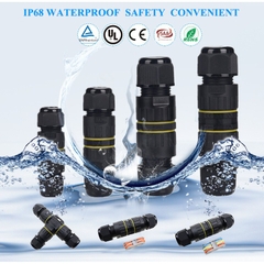 Cầu Đấu Nối Dây Điện Đèn LED Ngoài Trời đầu siết cáp M16, M20, M25..lõi 2, 3, 4, 5, 6pin Chống nước, Ngoài trời IP68 - Linh kiện đèn led Zalaa