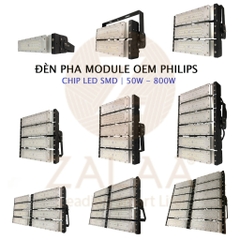 Đèn LED Pha Module SMD Chiếu Sáng Sân Thể Thao Pickleball Công suất từ 50W- 1000W