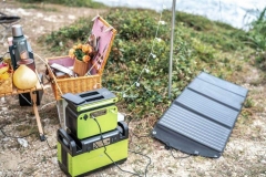Bộ dụng cụ năng lượng mặt trời phục vụ hoạt động Picnic, Camping dung lượng 750Wh P750