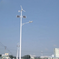 Bộ Đèn Đường Năng Lượng Mặt Trời Kết Hợp Với Tuabin Gió Công Suất 60W Mã SP ZSL-SW-60W