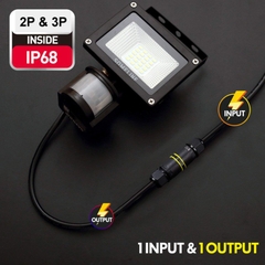 Cầu Đấu Nối Dây Điện Đèn LED Ngoài Trời đầu siết cáp M16, M20, M25..lõi 2, 3, 4, 5, 6pin Chống nước, Ngoài trời IP68 - Linh kiện đèn led Zalaa
