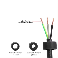 Cầu đấu nối 4 ngả cho dây điện đèn LED ngoài trời, Weichat EW-P20X, 450V, IP68 - Linh kiện đèn led Zalaa