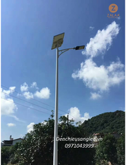 Cột đèn đường năng lượng mặt trời mã số ZCD05, đèn 50w, 60w, 80w, 100w