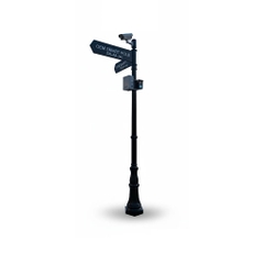 Cột Biển Báo Chỉ Dẫn Thông Minh Tích Hợp Tay Cần Lắp Camera | ZALAA