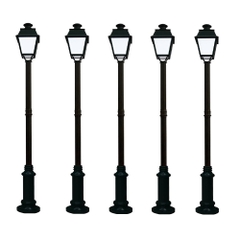 Cột Đèn Chiếu Sáng và Trang Trí Cảnh Quan Sân Vườn Công Viên ZALAA ZCSV-001 Cao 3-5m