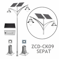 Cột Đèn Cao Áp Năng Lượng Mặt Trời Chiếu Sáng Đường Phố