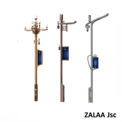 Cột Đèn Thông Minh Zalaa Dành Cho Dự Án Hướng Smart City | ZSP OEM 02