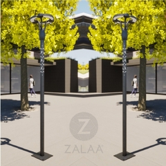 Cột Đèn Trang Trí Công Viên Hiện Đại ZALAA - Mã số ZCV-H5000-60W