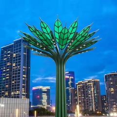 Cột Đèn ZALAA Kiểu Cây Dừa Cao 4-6m Trang trí và Chiếu sáng cho Công viên, Cảnh quan sân vườn | LED Tree Lights