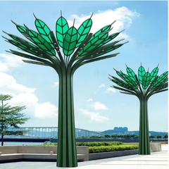 Cột Đèn ZALAA Kiểu Cây Dừa Cao 4-6m Trang trí và Chiếu sáng cho Công viên, Cảnh quan sân vườn | LED Tree Lights