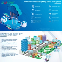 Cột Thông Minh Năng Lượng Mặt Trời ZBS-SSP-02 ZALAA ODM/OEM cho Smart City