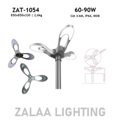 Đầu Đèn LED Sân Vườn Công Viên Hiện Đại Hướng Smart City ZAT-1054 ZALAA Công Suất 60W-90W Phù Hợp Cột 3-6M
