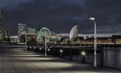 Đầu Đèn LED Sân Vườn Công Viên Hiện Đại Hướng Smart City ZAT-1051 ZALAA Công Suất 20W-60W Phù Hợp Cột 3-6M