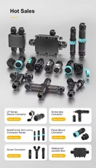 Đầu Nối Điện Cút Điện 2 Đầu E-Weichat M20-3P Chia 2 3 4 PIN Chống nước, Ngoài trời IP68 - Linh kiện đèn led Zalaa