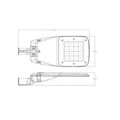 Đèn Đường LED 150W OEM Philips mã ZSTL-150GG