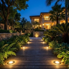 Đèn LED Âm Đất Tròn IP68 Vỏ Nhôm Mặt Inox KDUG-1007 (1W-3W) - ZALAA OEM/ODM Underground Light