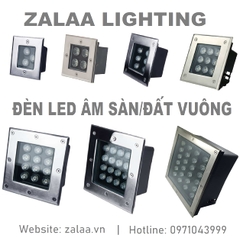 Đèn Led Âm Sàn Vuông 3W Mã sản phẩm ZAS-3W